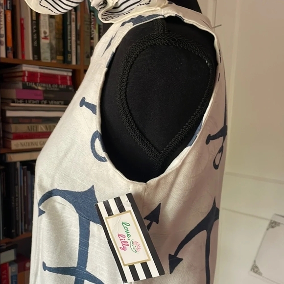 Love, Lilly Nautical Sleeveless A-Line Midi Dress - Picture 3 of 16